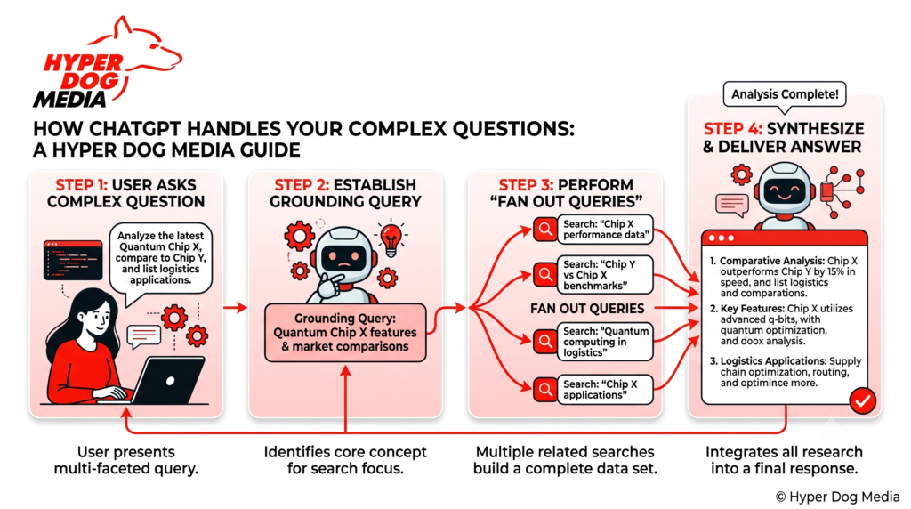 AI SEO & AEO: Grounding Queries and Fan-Out: What Really Happens When Someone Asks an AI About Your Business